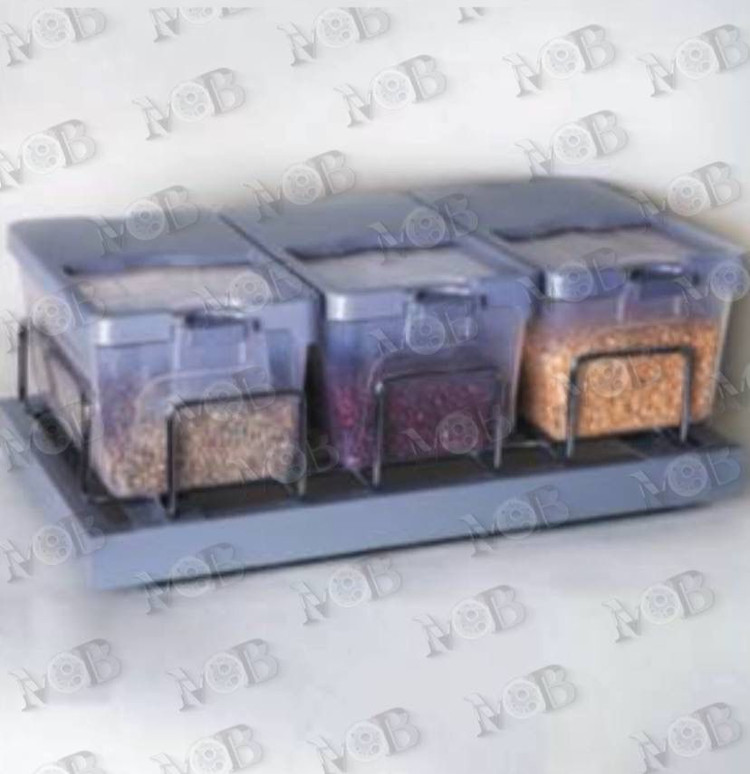 جا حبوبات ریلی داخل کابینت